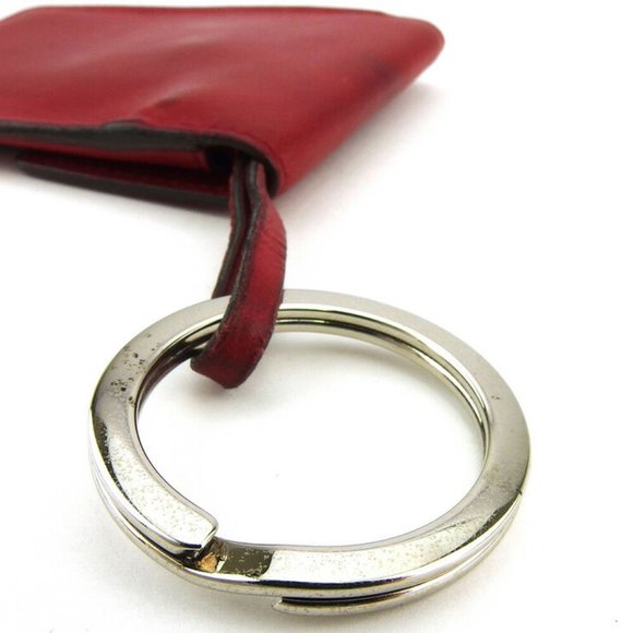 Auth SAINT LAURENT key case logo button Leather - Picture 4 of 9